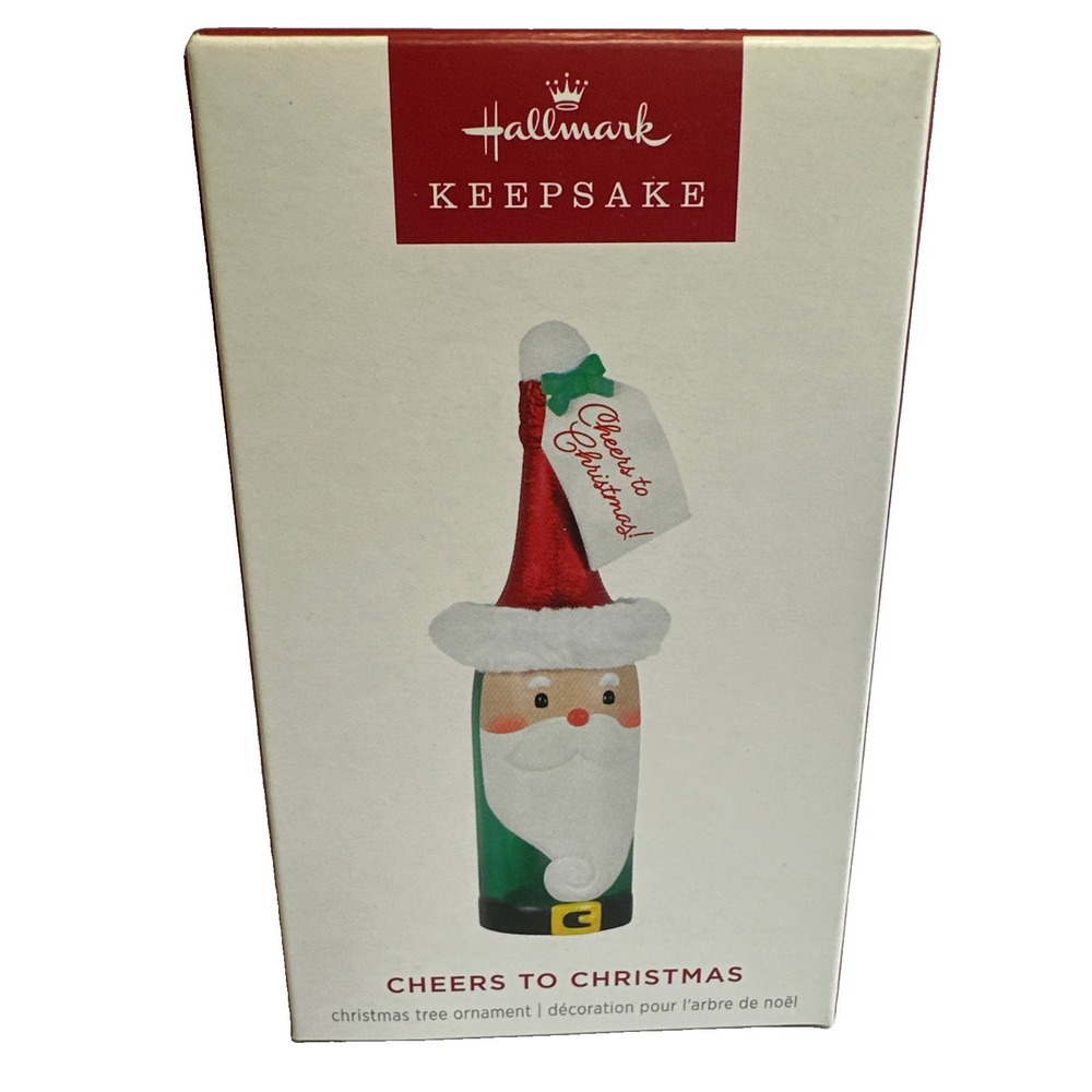 2024 Hallmark Keepsake - "Cheers to Christmas" Ornament New In Box